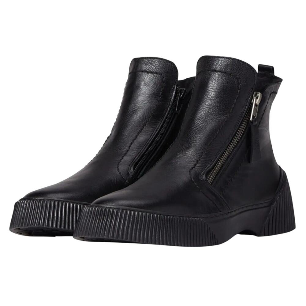 Spring Step Womens Kelko Ankle Boots EU 39 US 8.5 Black Leather NIB